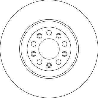 TARCZA HAM./PRZ/ ALFA ROMEO GIULIA 15- TRW DF6551S