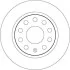 Диск гальмівний (задній) Skoda Octavia III 1.0-2.0 12- (253x10) PRO DF6553