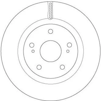 TARCZA HAM./PRZ/ SUZUKI SWIFT V 1.4 17- TRW DF6576
