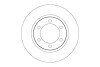 TARCZA HAM./PRZ/ TOYOTA HILLUX 05- TRW DF6726S (фото 1)
