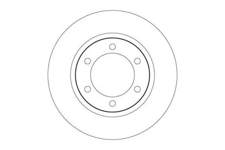 TARCZA HAM./PRZ/ TOYOTA HILLUX 05- TRW DF6726S