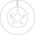 TARCZA HAM./PRZ/ TOYOTA PRIUS 1.8 15- DF6734