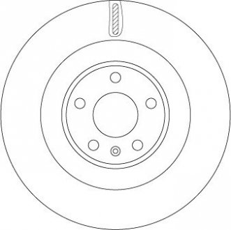 Диск гальмівний (задній) Audi A6/A7/A8/Q7/Q8 15- (350x28) PRO+ TRW DF6750S (фото 1)