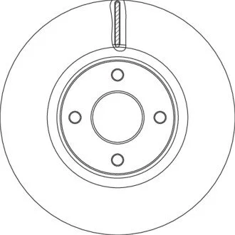 TARCZA HAM./PRZ/ FORD ECOSPORT 12- TRW DF6761S