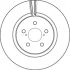 TARCZA HAM./PRZ/ SUBARU IMPREZA 15- TRW DF6851 (фото 1)
