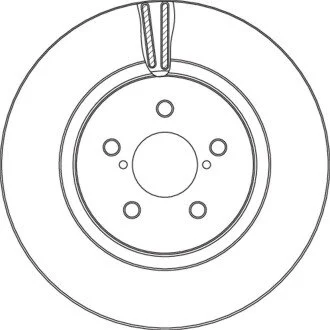 TARCZA HAM./PRZ/ SUBARU IMPREZA 15- TRW DF6851