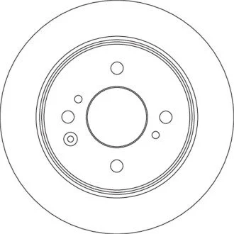 TARCZA HAM./TY┼ü/ HONDA JAZZ V 1.5 20- TRW DF6875