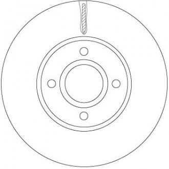Диск гальмівний TRW DF6898