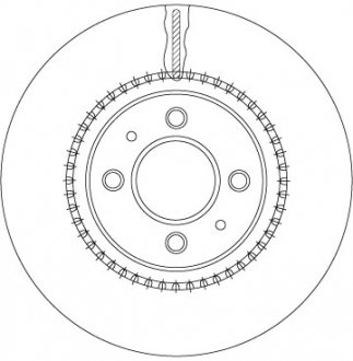 Тормозной диск TRW DF6904