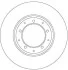 Диск гальмівний LAND ROVER T. DEFENDER 2,2-2,5TD/3,5-3,9 4X4 90-16 DF6905