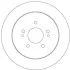 Диск гальмівний MITSUBISHI T. GRANDIS 2,0 DI-D/2,4 MIVEC 04-11 TRW DF6909 (фото 1)