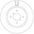 TARCZA HAM LUCAS DF6912 SUZUKI SWIFT IV 1.2 10.10- PRZУD