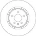 TARCZA HAM./PRZ/ OPEL INSIGNIA B 17- TRW DF6917S (фото 1)