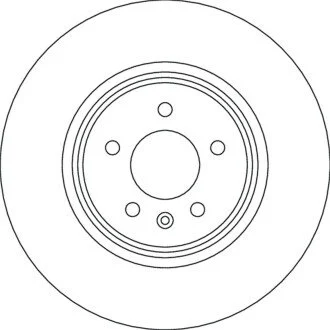 TARCZA HAM./PRZ/ OPEL INSIGNIA B 17- TRW DF6917S