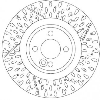 Гальмівний диск TRW DF6930S (фото 1)
