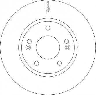 Гальмівний диск TRW DF6936 (фото 1)