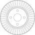 Диски тормозные TRW DF7127 (фото 2)
