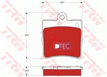 Автозапчастина TRW GDB1545DTE