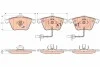 Гальмівні колодки дискові AUDI A4 Cabrio/A4 Cabrio Quattro/A4 Quattro/A6/A6 Quattro/A8/A8 Quattro/S GDB1554
