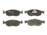 Колодки тормозные дисковые передние Fiat Doblo (01-) ; Strada.Punto (99-) (GDB1588) TRW
