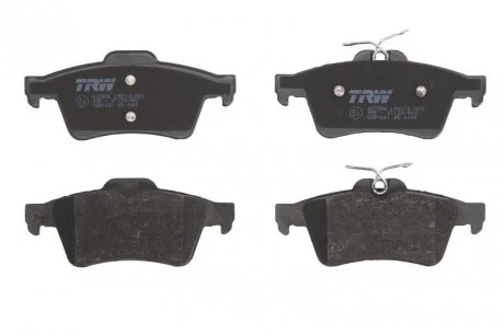 Колодки тормозные дисковые задние Renault Laguna III/ Citroen C5/Ford Focus/ Mazda 3,5/Opel Vectra C TRW GDB1621
