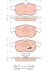 Гальмівні колодки, дискове гальмо (набір) TRW GDB1686 (фото 1)