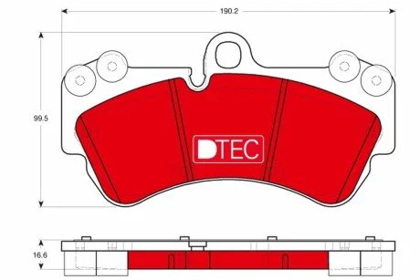 Автозапчасть TRW GDB1720DTE
