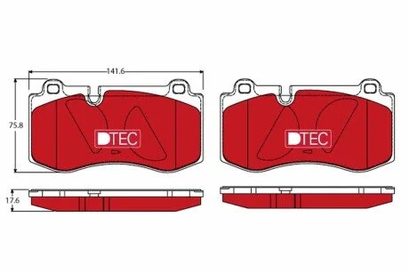 Автозапчасть TRW GDB1733DTE