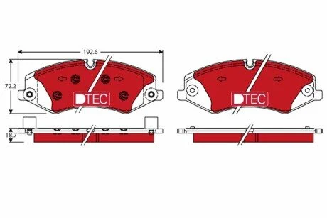 Автозапчастина TRW GDB1898DTE