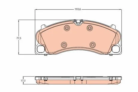 Автозапчасть TRW GDB1952