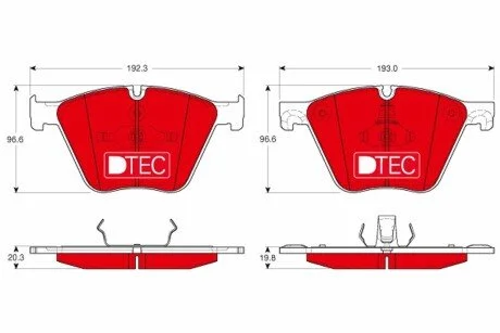 Автозапчасть TRW GDB1964DTE