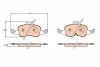 Тормозные колодки, дисковые GDB2120