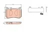 Тормозные колодки, дисковые GDB2144