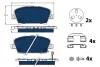 Тормозные колодки, дисковые TRW GDB3407BTE (фото 1)