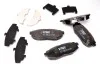 Колодки тормозные дисковые задние Subaru Tribeca 05-/Forester 12-/Legacy 3.0 03- (GDB3442) TRW