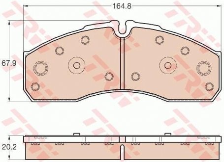 Автозапчасть TRW GDB3567