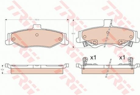 Автозапчастина TRW GDB3570