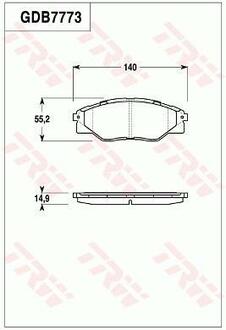 Колодки TRW GDB7773