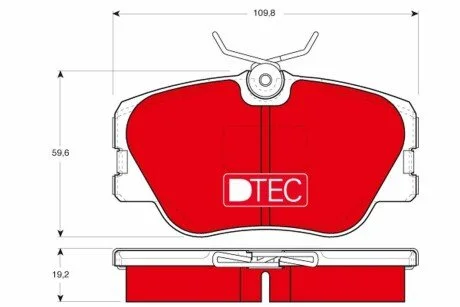 Автозапчастина TRW GDB818DTE
