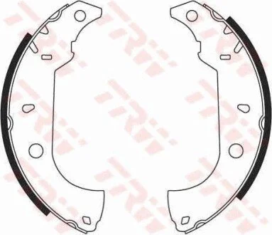 Тормозные колодки, барабанные TRW GS8614