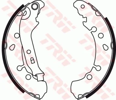 Тормозные колодки, барабанные TRW GS8778