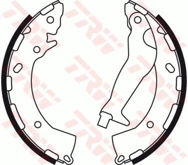 Гальмівні колодки (набір) TRW GS8785