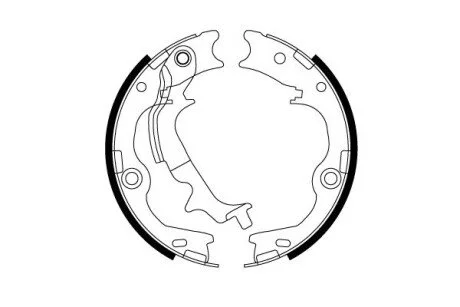 Тормозные колодки, барабанные TRW GS8817