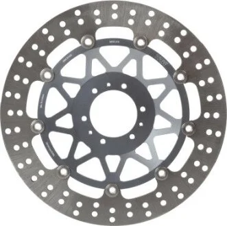 Фото диск гальмівний передн плаваючий товщина 5мм висота 17,7мм кількість монтажних отворів 6 діаметр фіксуючого отвору 6,5мм кількість штук в упаковці 1 (з отворами кріплення датчика ABS) HONDA CB 800/100 TRW MSW210 Диск гальмівний передн плаваючий товщина 5мм висота 17,7мм кількість монтажних отворів 6 діаметр фіксуючого отвору 6,5мм кількість штук в упаковці 1 (з отворами кріплення датчика ABS) HONDA CB 800/100 TRW MSW210