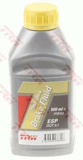 Тормозная жидкость DOT 5,1 (ESP) - 0,5L TRW PFB750