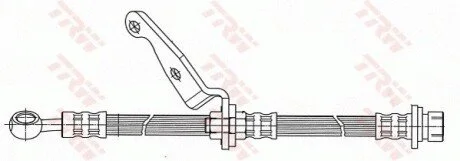 Шланг гальмівний TRW PHD507