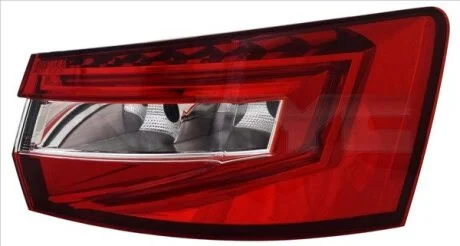 Ліхтар задній Прав (зовнішн, LED, колір скла червон) SKODA SUPERB III 03.15-05.19 TYC 1115311062 (фото 1)