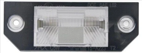 Ліхтар освітлення номерного знаку FORD FOCUS II 04-/C-MAX 03-07/07- LEWA/PRAWA C5W TYC 15-0223-00-9