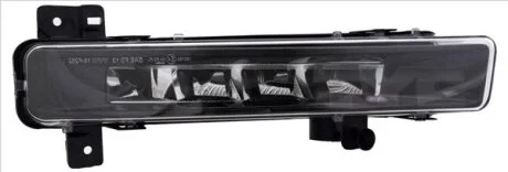 Протитуманна фара передн Лів (LED, вставка чорна) BMW 5 G30, G31, G38, F90, 6 GRAN TURISMO G32 02.17- TYC 1915252009