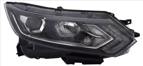 Фара Прав (H11/H9/LED, електричн, з мотором) NISSAN QASHQAI II J11 03.17-12.20 TYC 2017263062